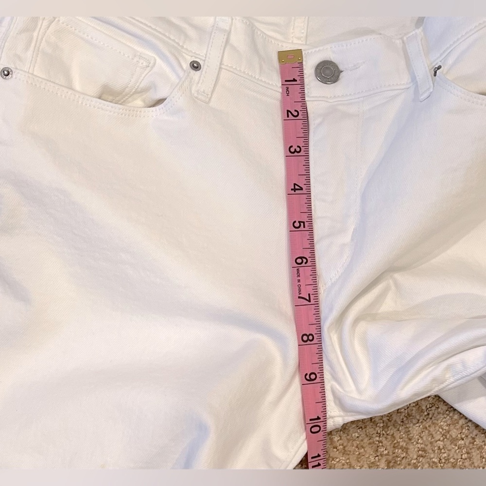 NWOT - Levi’s Womens Lace-Up Cropped Jeans - White - Size 31 - Picture 13 of 14